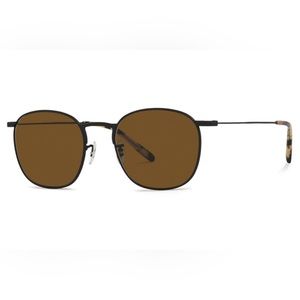 OLIVER PEOPLES ‘Goldsen’ Matte Black Sunglasses OV1285ST 5062/53